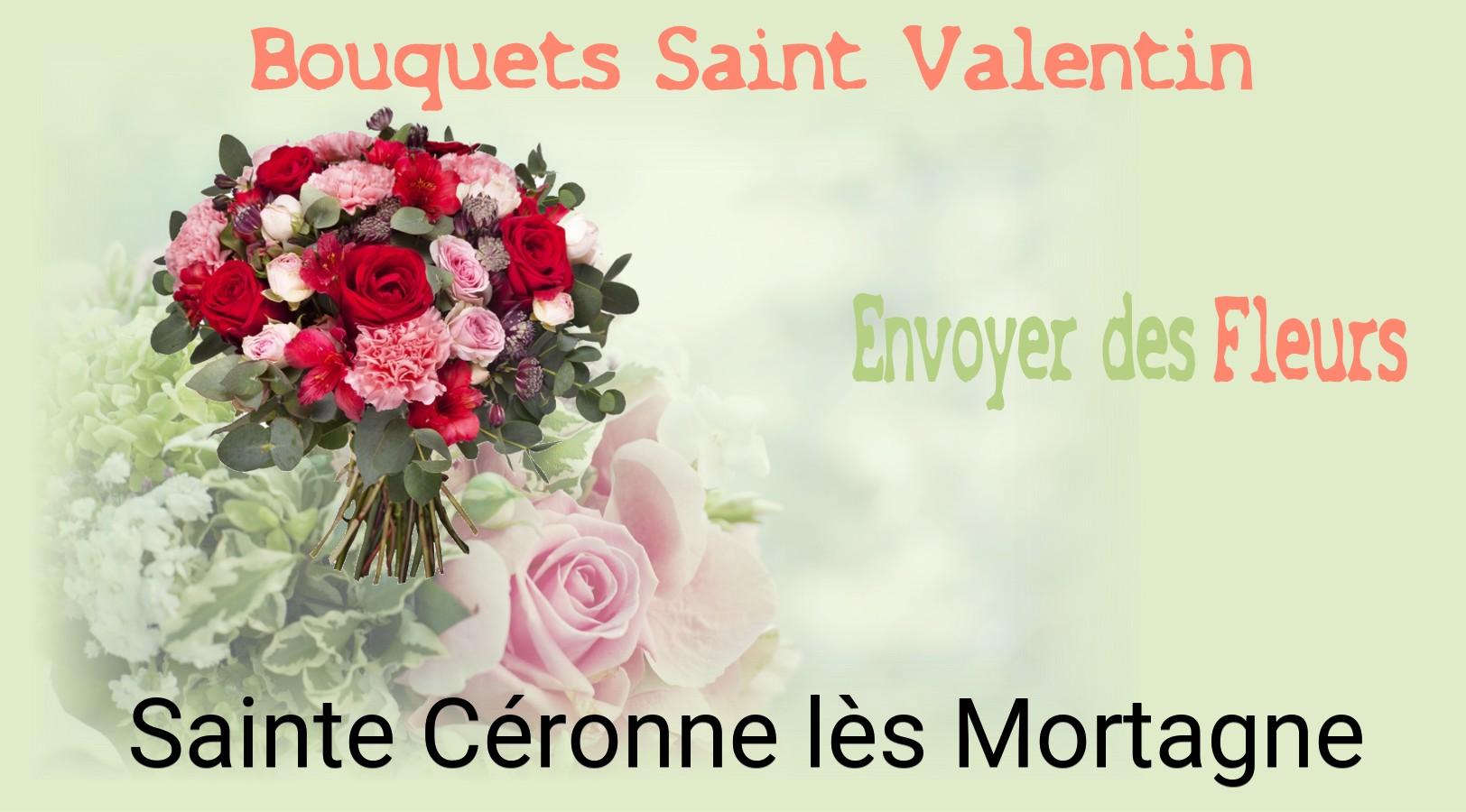 Roses de Saint-Valentin livrées à Sainte-Céronne-lès-Mortagne